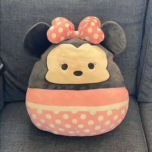 Squishmallows Pink and Gray Stuffed Animal